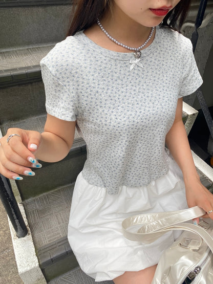 ＜SL2242614＞　romantic flower tee