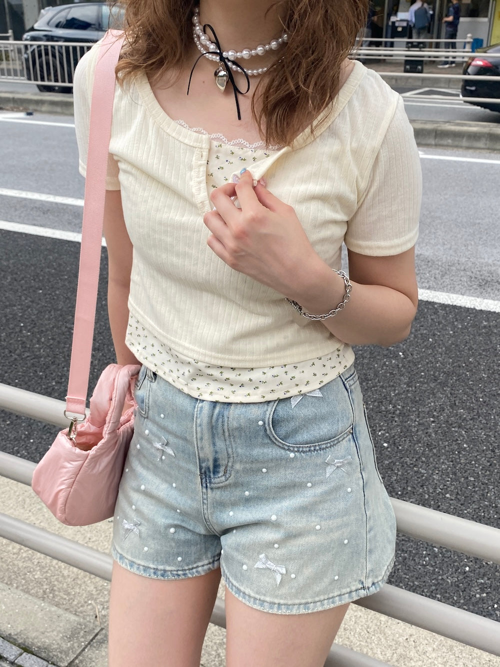 ＜SL2242628＞　キャミソールドッキングトップス