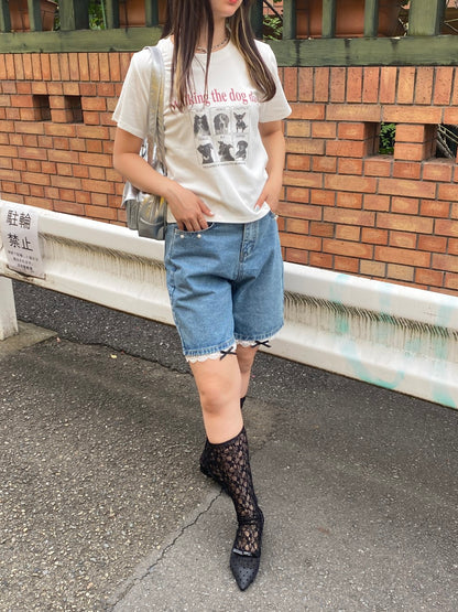 ＜SL2242636＞　dog print tee