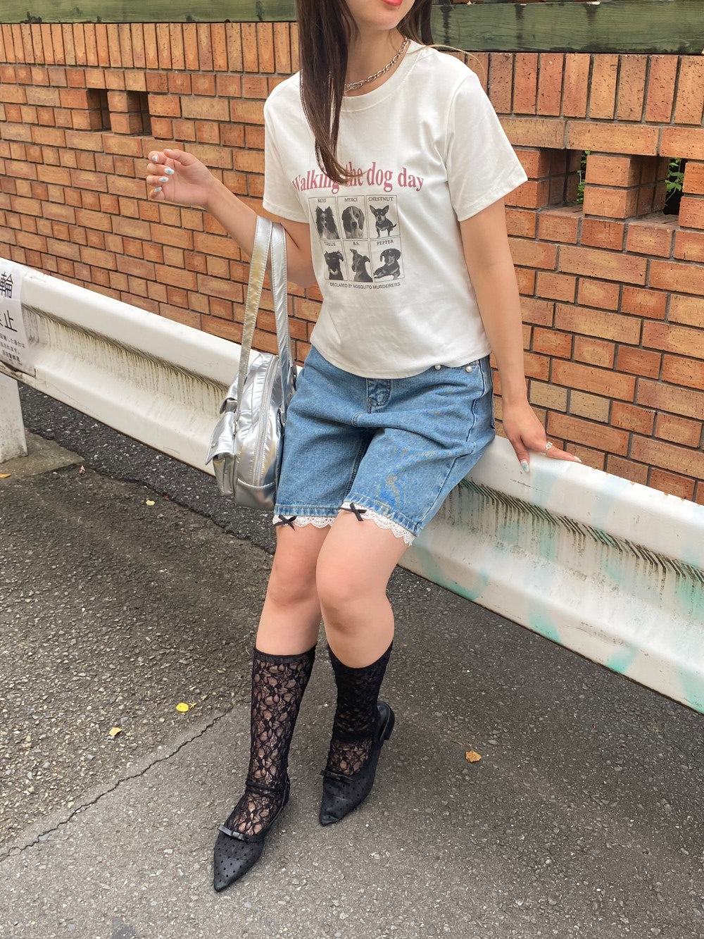 ＜SL2242636＞　dog print tee