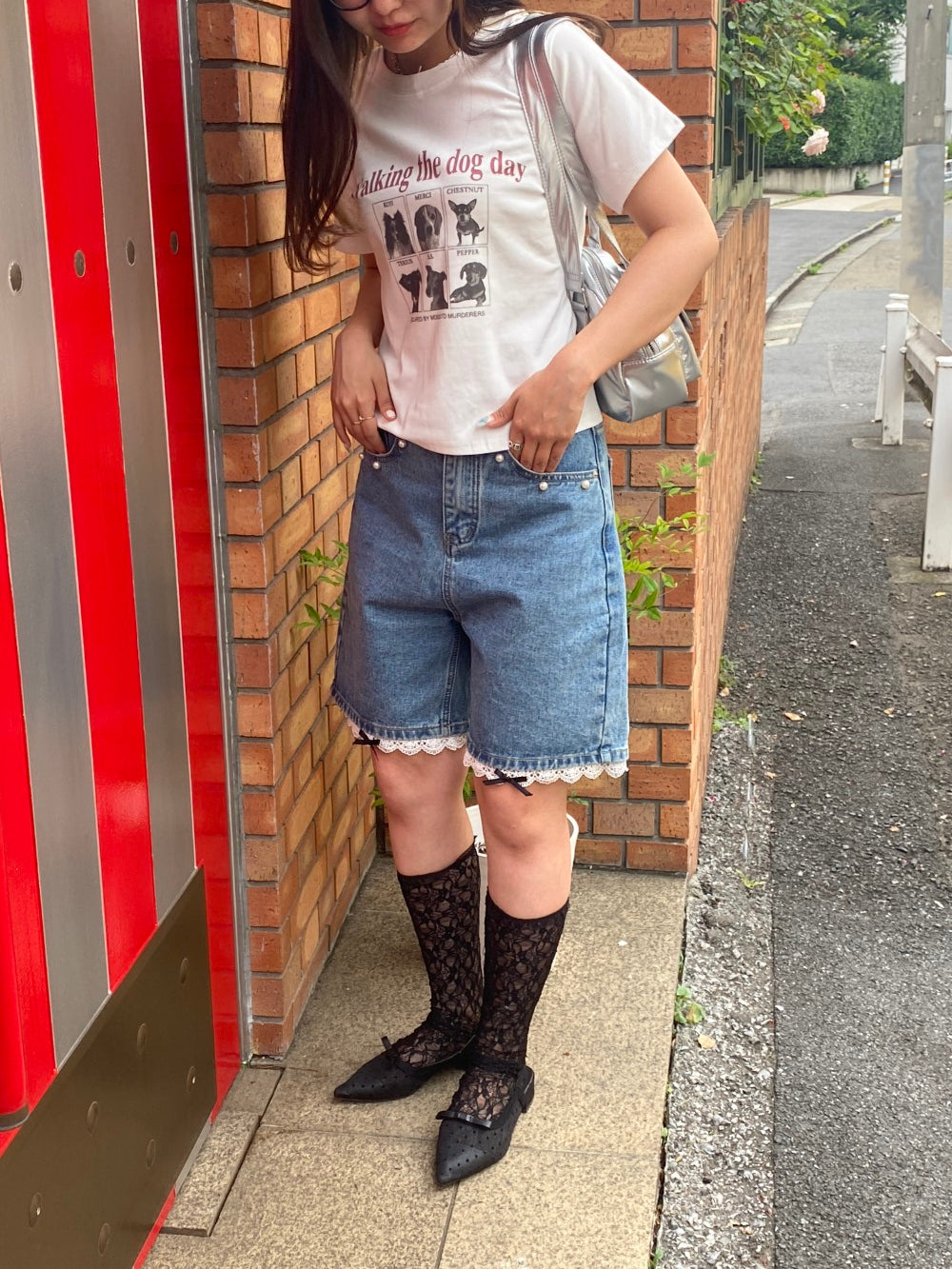 ＜SL2242636＞　dog print tee
