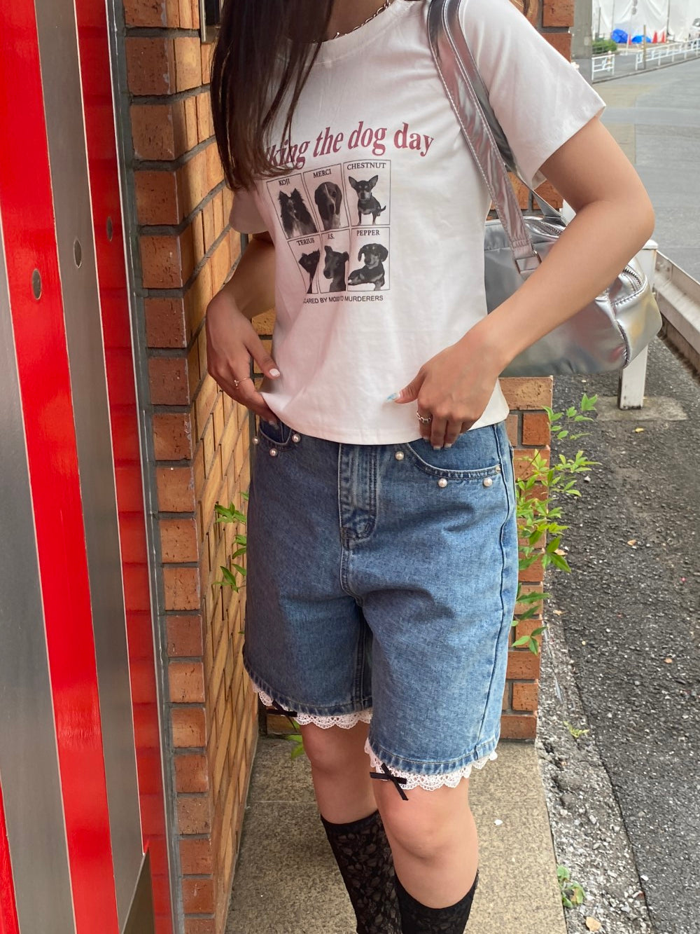 ＜SL2242636＞　dog print tee