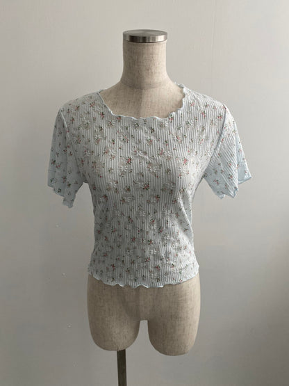 ＜SL2242639＞　flower tee
