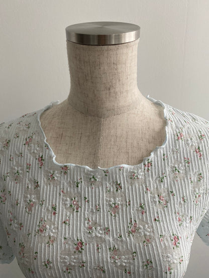 ＜SL2242639＞　flower tee