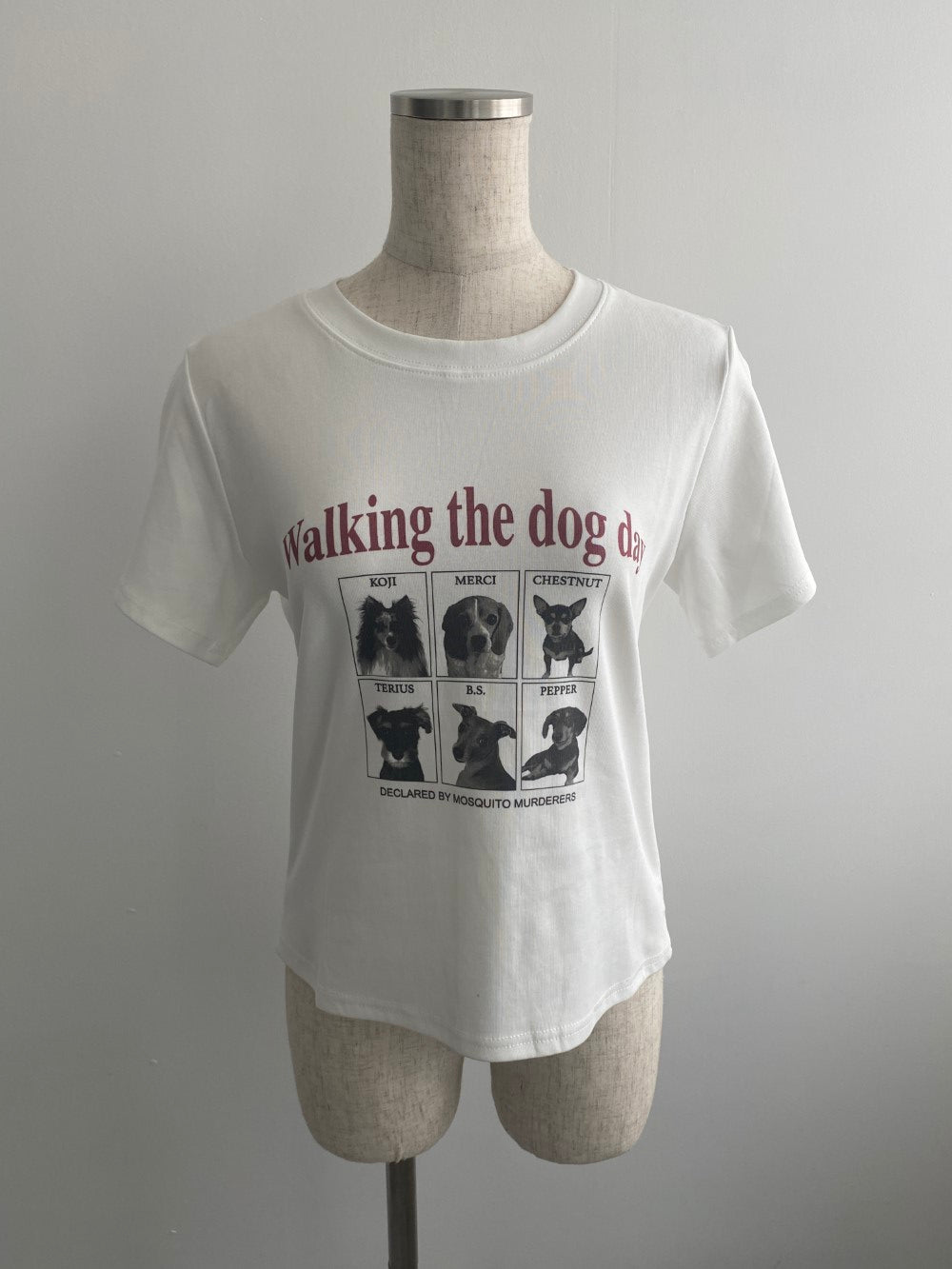 ＜SL2242636＞　dog print tee