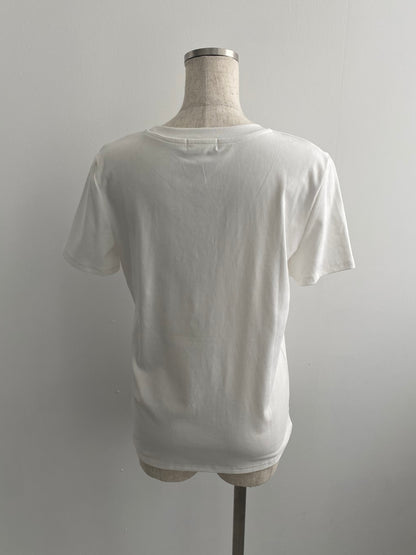 ＜SL2242621＞　vintage ribbon cake tee