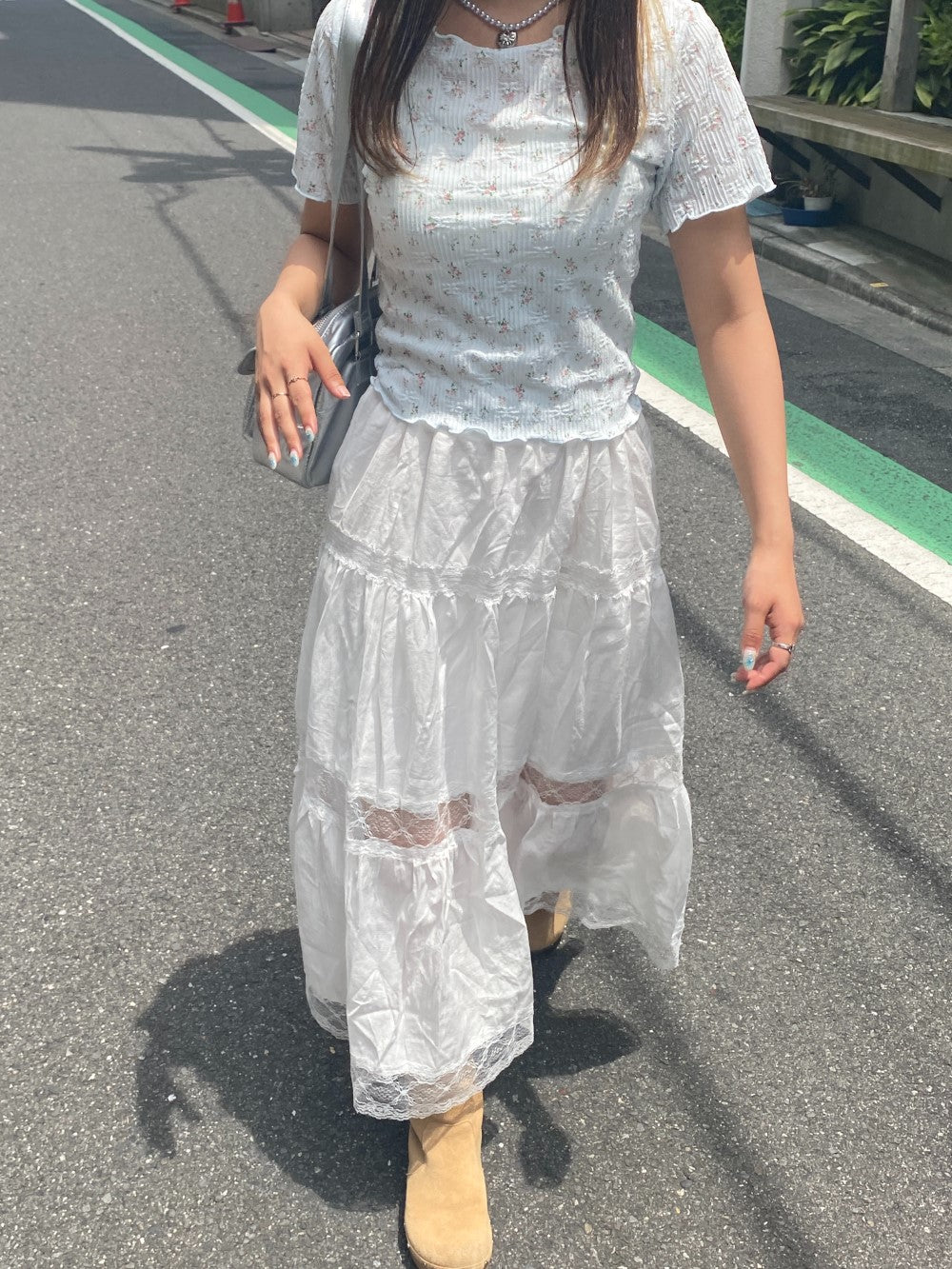 ＜SL2242639＞　flower tee