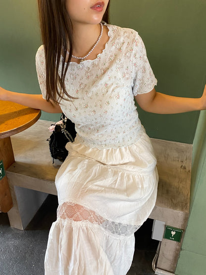 ＜SL2242639＞　flower tee