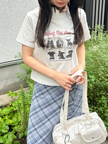 ＜SL2242636＞　dog print tee