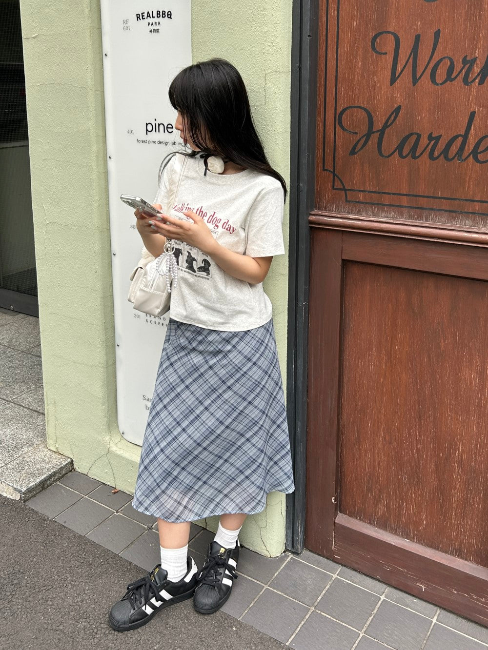 ＜SL2242636＞　dog print tee