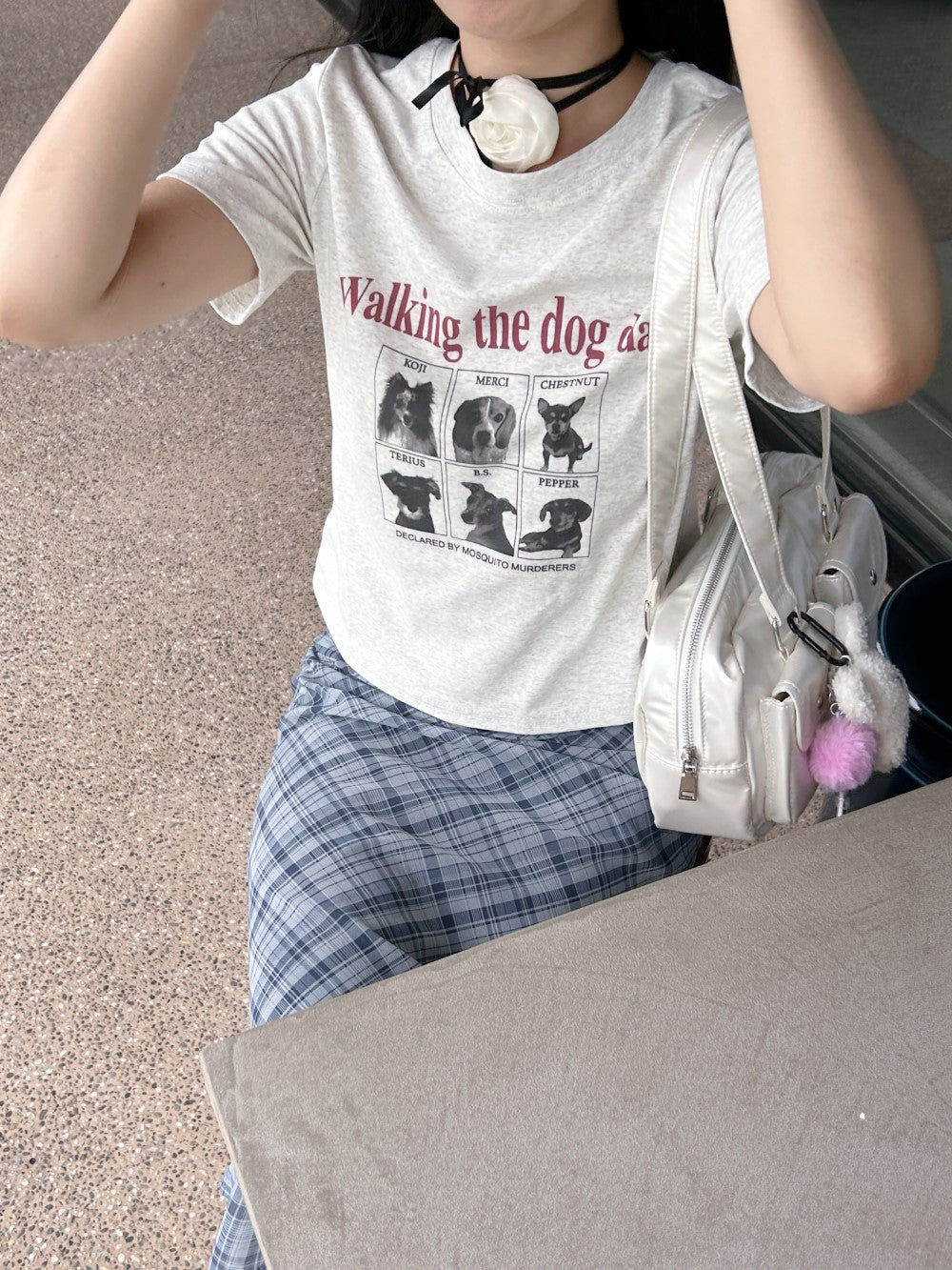 ＜SL2242636＞　dog print tee