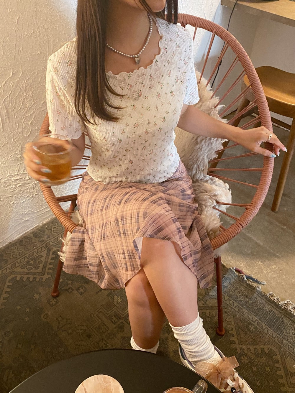 ＜SL2242639＞　flower tee