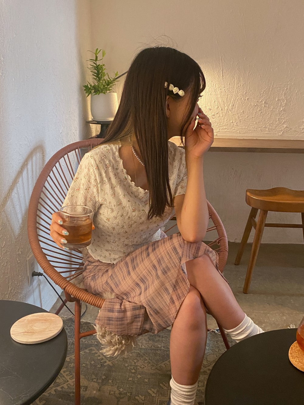 ＜SL2242639＞　flower tee