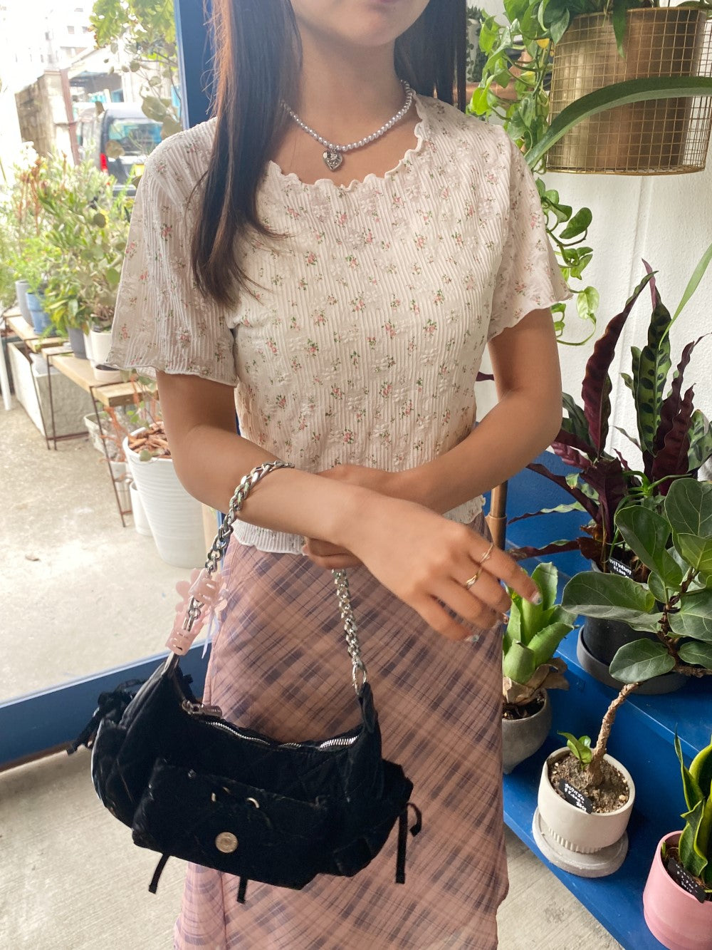 ＜SL2242639＞　flower tee