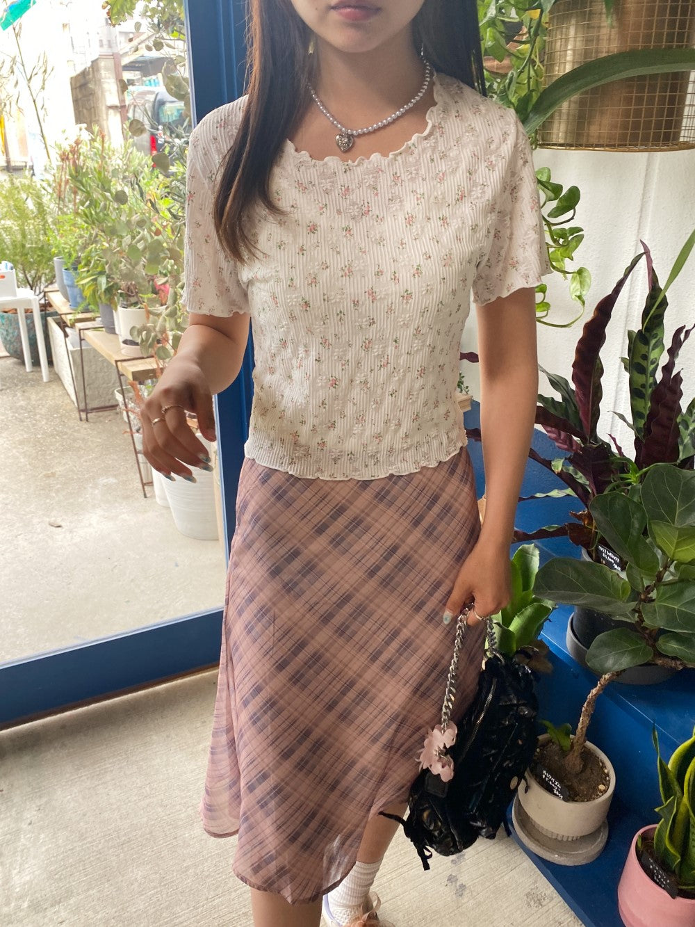 ＜SL2242639＞　flower tee