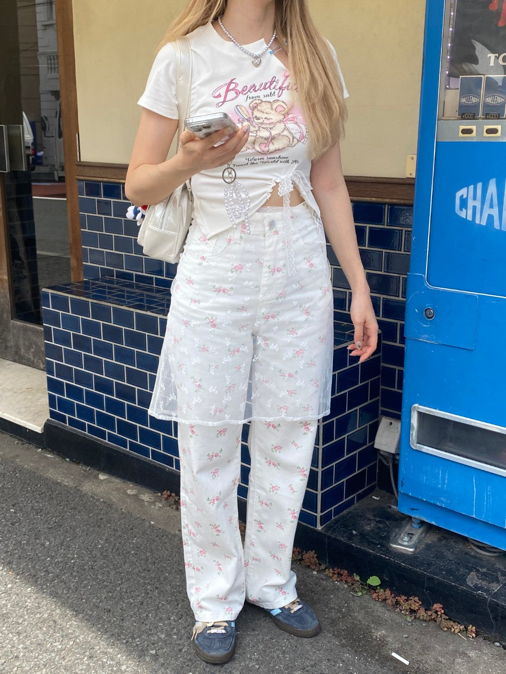 ＜SL2242646＞　fancy flower pants
