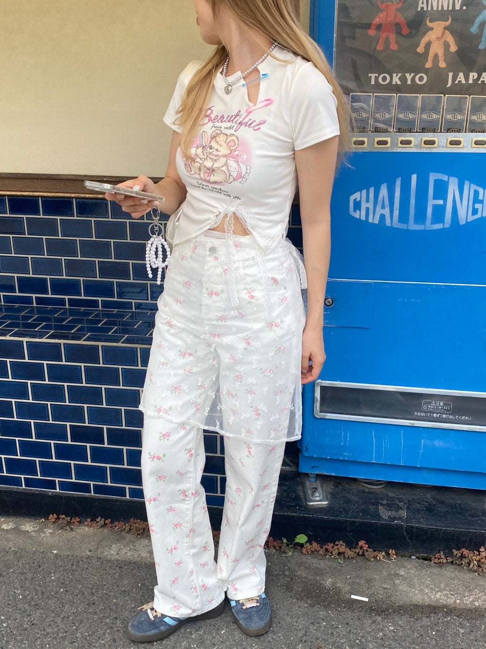 ＜SL2242646＞　fancy flower pants