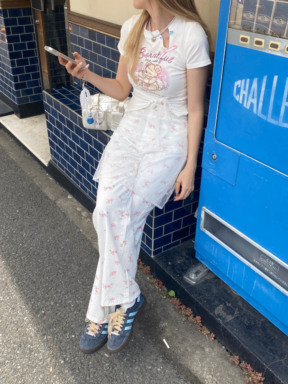 ＜SL2242646＞　fancy flower pants