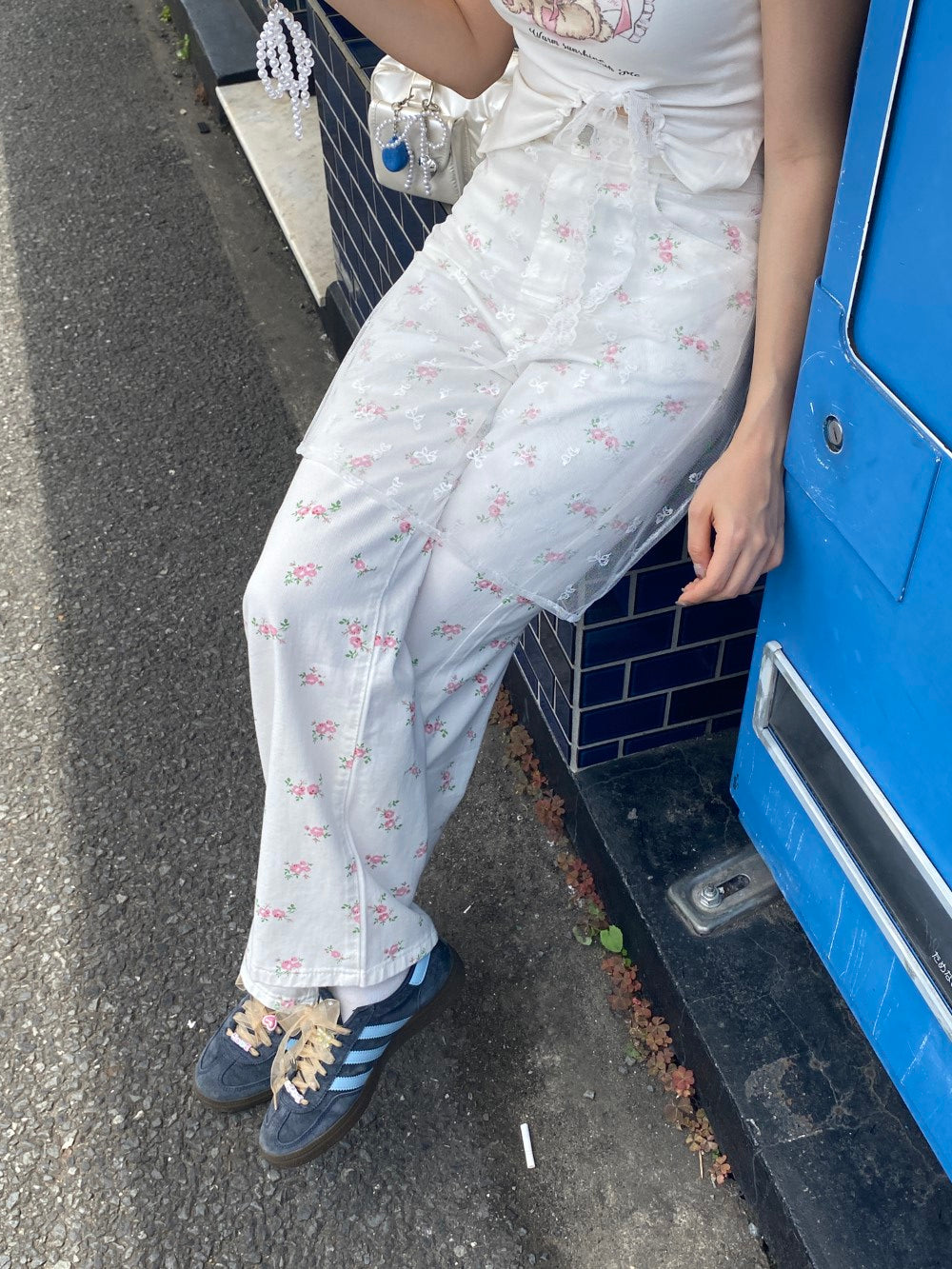 ＜SL2242646＞　fancy flower pants