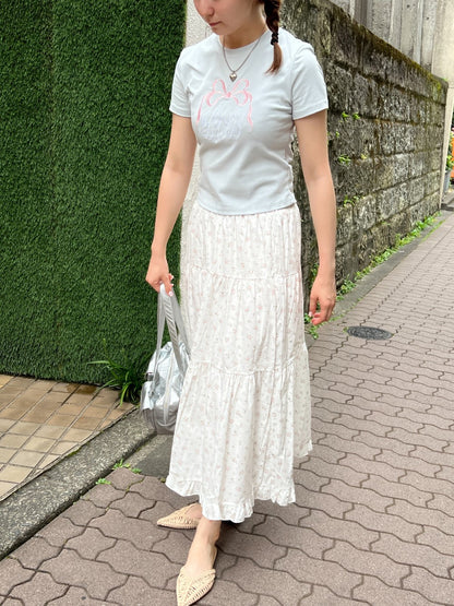＜SL2242645＞　fancy flower skirt