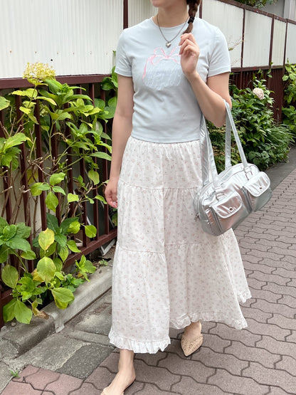 ＜SL2242645＞　fancy flower skirt
