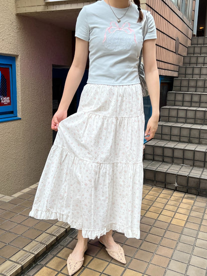 ＜SL2242645＞　fancy flower skirt