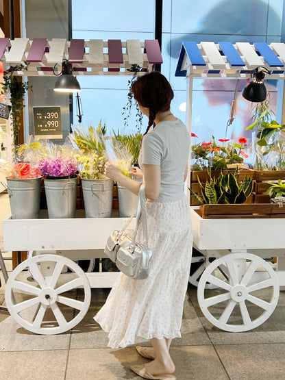 ＜SL2242645＞　fancy flower skirt