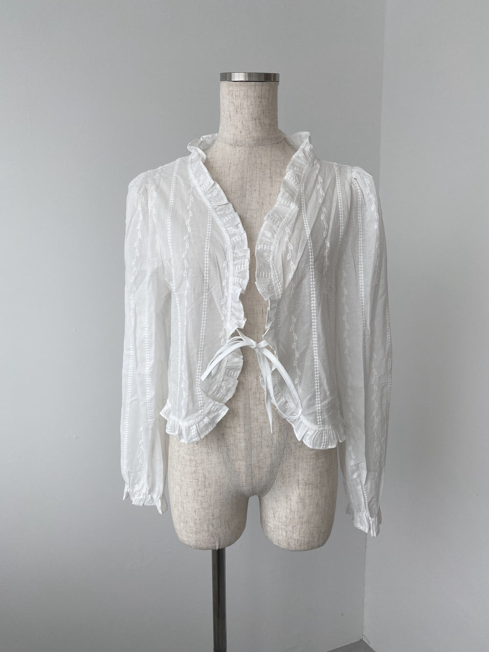 ＜SL2243606＞　fancy frill cardigan