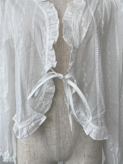 ＜SL2243606＞　fancy frill cardigan