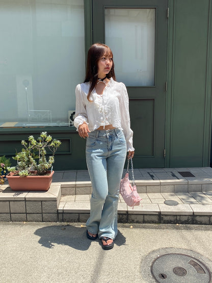 ＜SL2243606＞　fancy frill cardigan