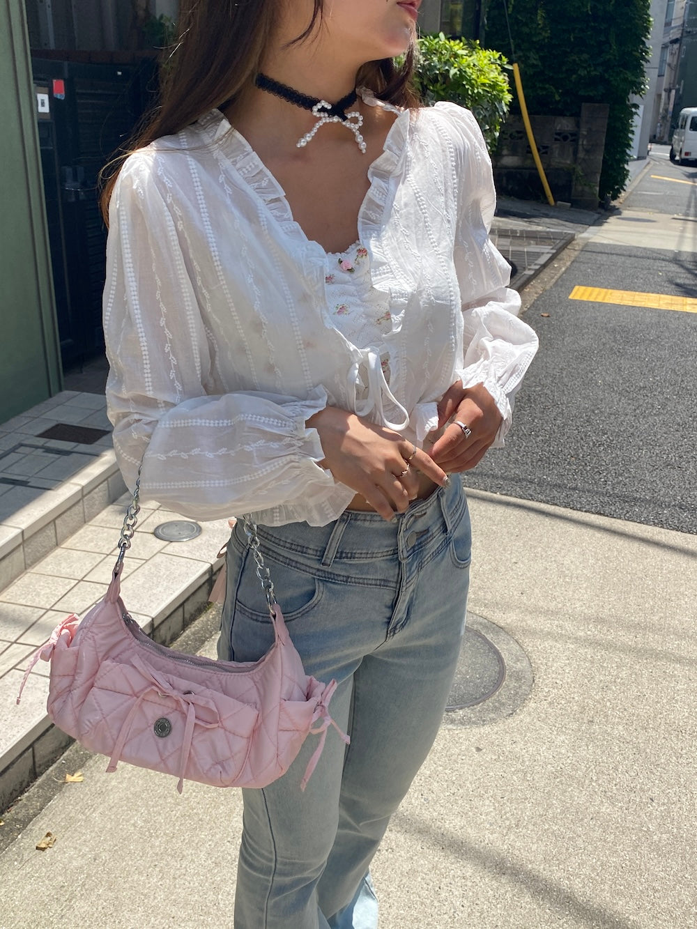 ＜SL2243606＞　fancy frill cardigan