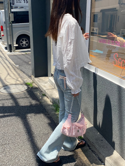 ＜SL2243606＞　fancy frill cardigan