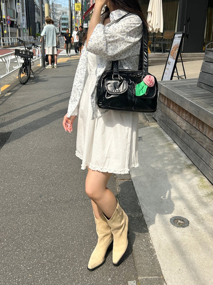 ＜SL2243607＞　フラワールーズシャツ