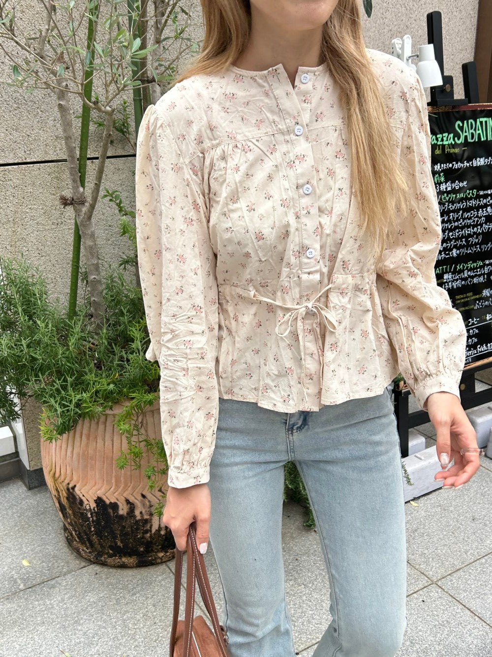 ＜SL2243667＞　vintage pastel flower tops