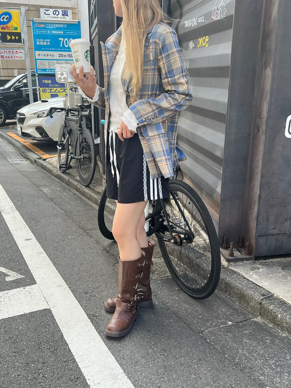 ＜SL2243691＞　チェックテーラードジャケット