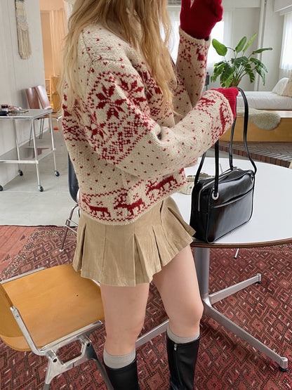 ＜SL2244664＞　プレッピープリーツミニスカート