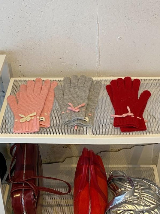 ＜SL4234601＞　ribbon stitch glove