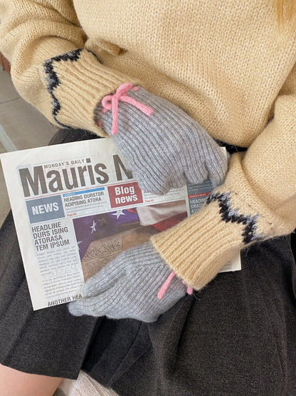 ＜SL4234601＞　ribbon stitch glove