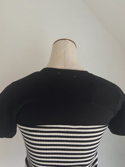 ＜SL2232713＞　ボーダービスチェレイヤードTOPS