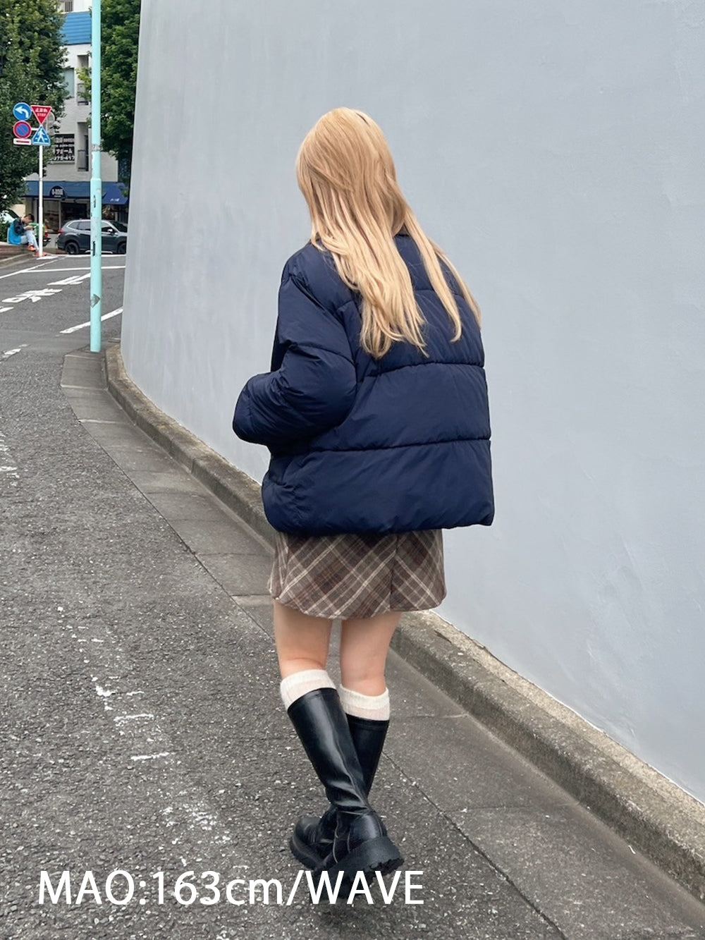 ＜SL2244601＞　バイカラーシンプルフェイクダウン
