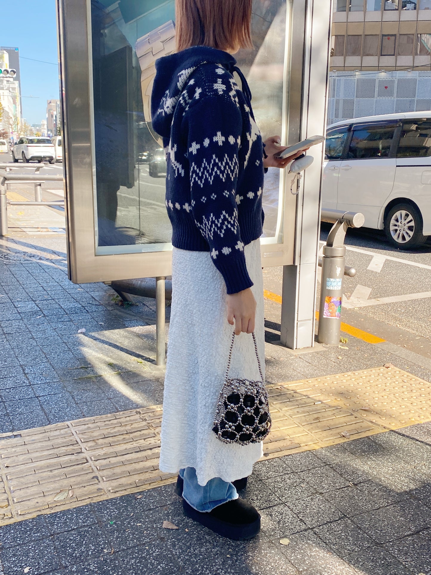 ＜SL2234621＞　ノルディックカーディガン