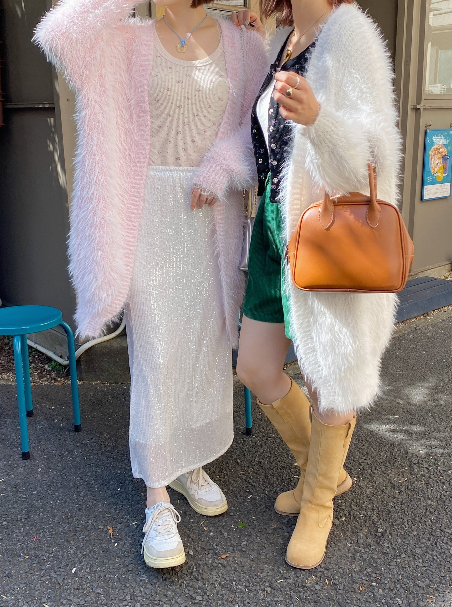 ＜SL2233678＞　シャギーオープンカーディガン