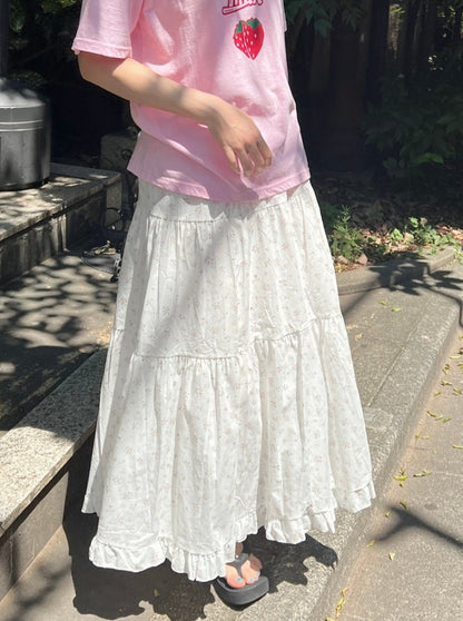＜SL2242645＞　fancy flower skirt