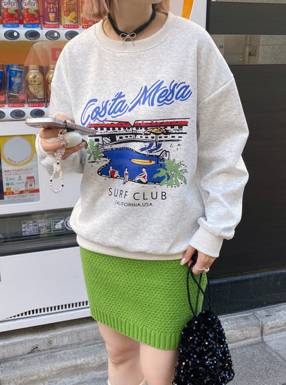 ＜SL2234614＞　ワッフルカーディガン＆スカートSET