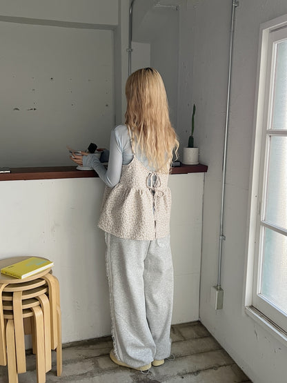 ＜SL2251641＞　レースラインスウェットパンツ