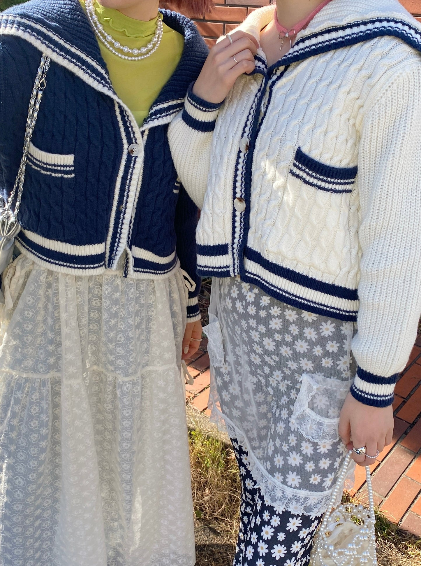 ※ラスト1点！＜SL2233697＞　sea mood sailor collar cardigan