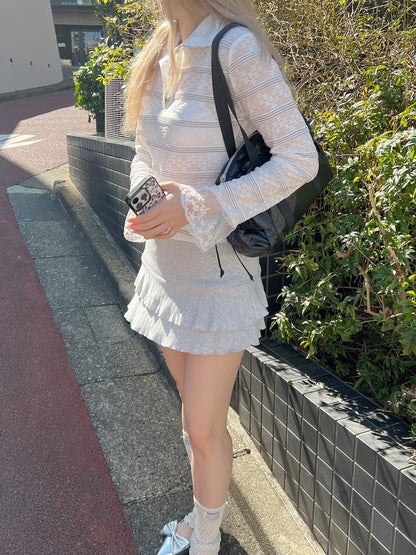 ＜SL2251626＞　2WAYボーダーシアートップス