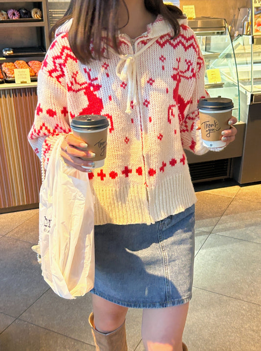 ＜SL2234621＞　ノルディックカーディガン