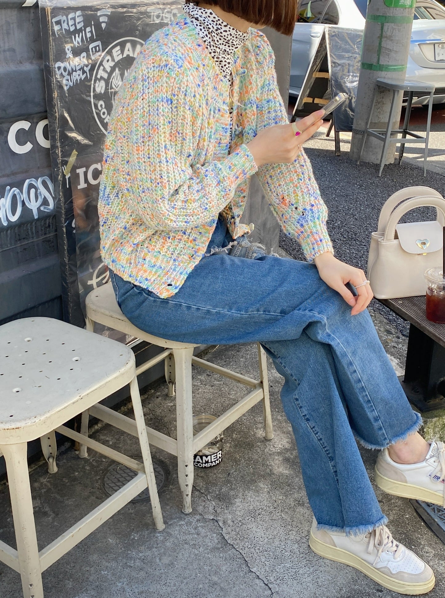 ＜SL2233680＞　ダルメシアンハイネックトップス