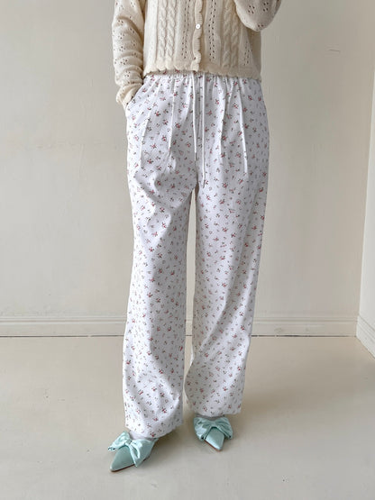 ＜SL2243674＞　fancy pastel flower pants